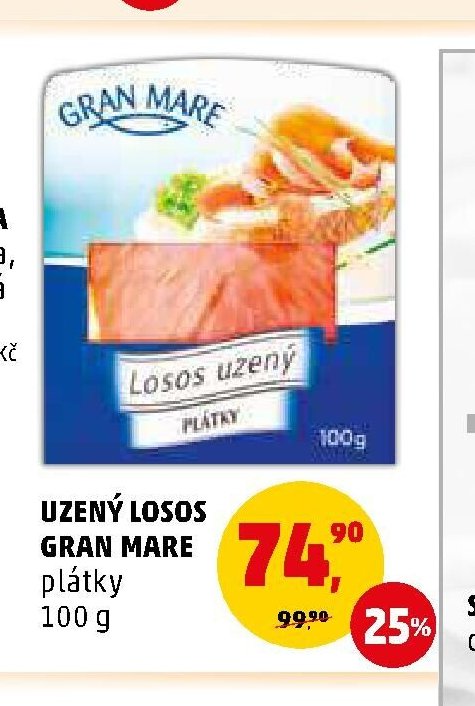 UZENÝ LOSOS GRAN MARE plátky