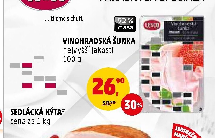 VINOHRADSKÁ ŠUNKA nejvyšší jakosti