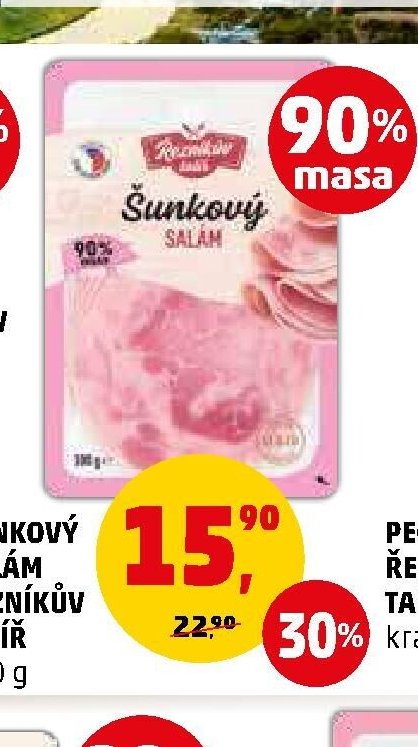 ŠUNKOVÝ SALÁM ŘEZNÍKŮV TALÍŘ
