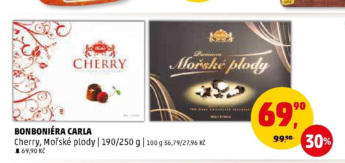 BONBONIÉRA CARLA Cherry, Mořské plody