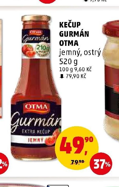 KEČUP GURMÁN OTMA
