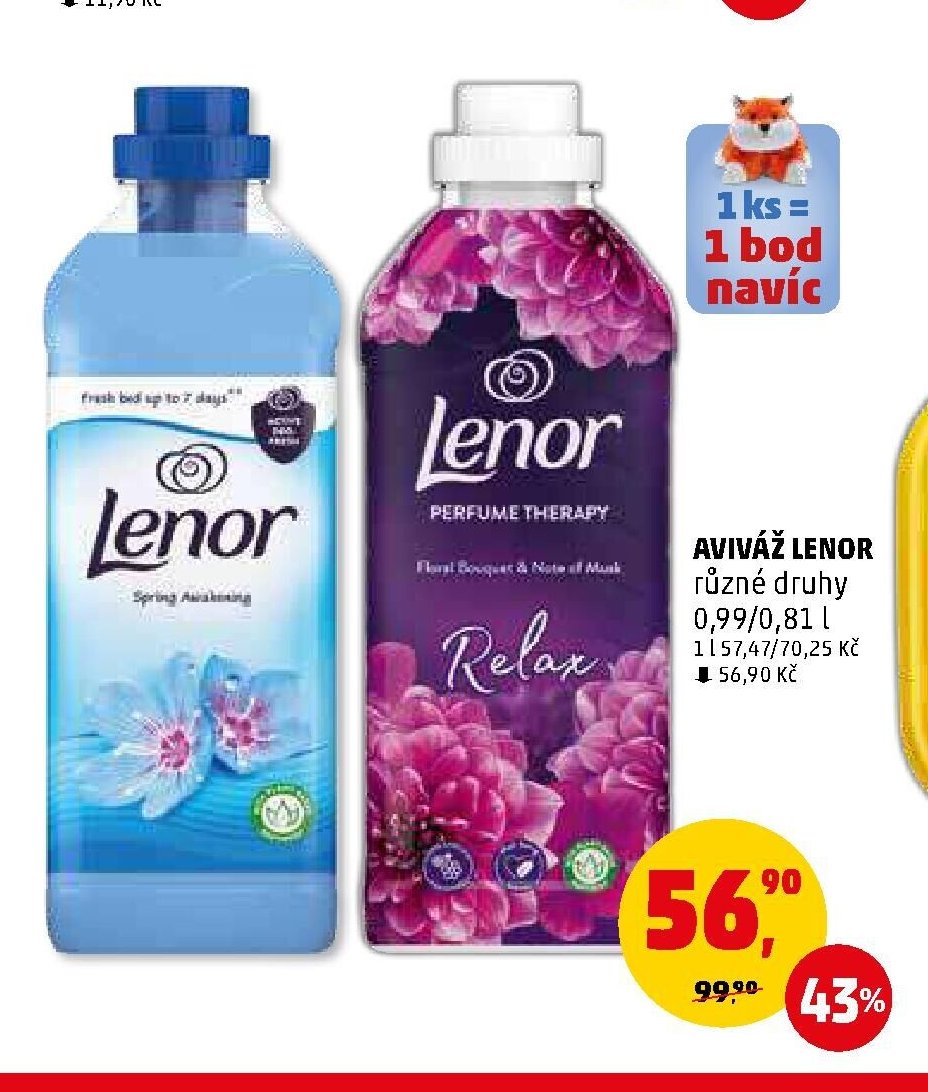 AVIVÁŽ LENOR různé druhy