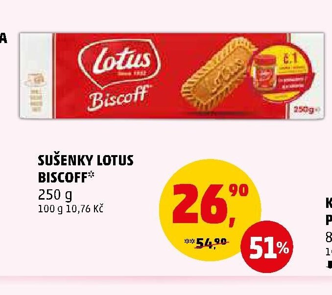 SUŠENKY LOTUS BISCOFF