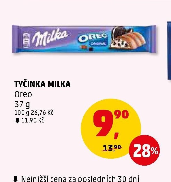 TYČINKA MILKA OREO