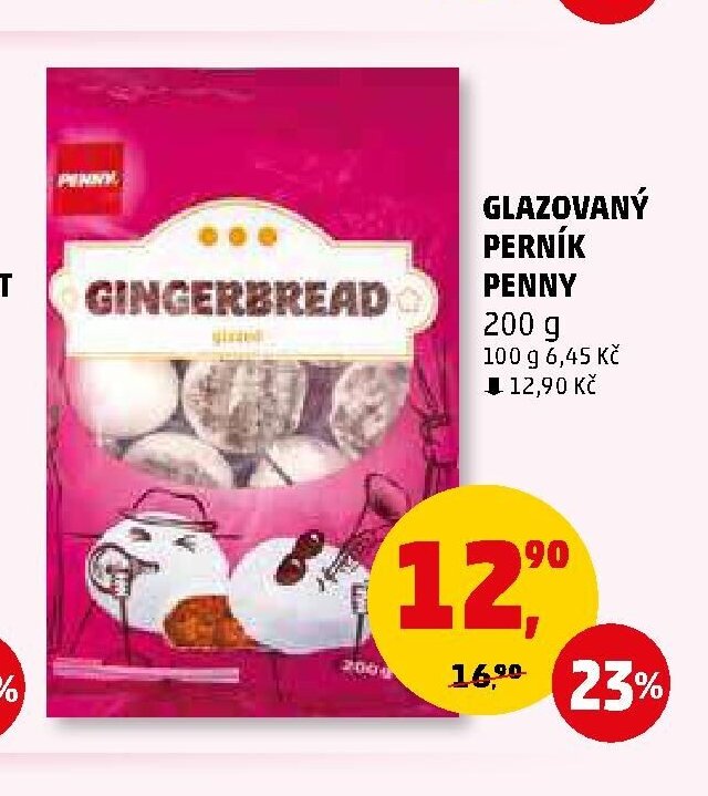 GLAZOVANÝ PERNÍK PENNY 200 g