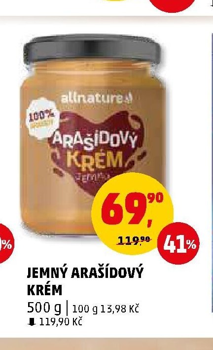 JEMNÝ ARAŠÍDOVÝ KRÉM