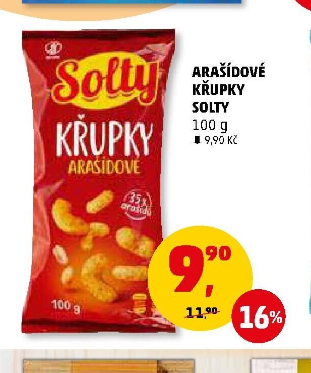 ARAŠÍDOVÉ KŘUPKY SOLTY