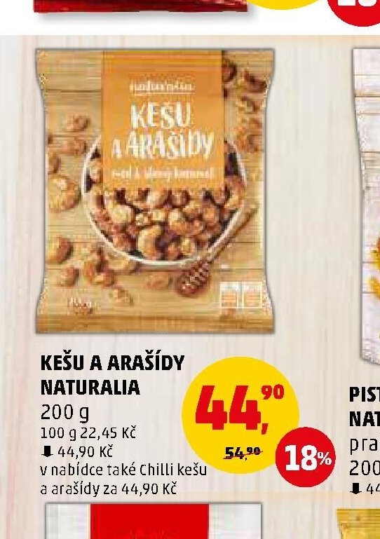 KEŠU A ARAŠÍDY NATURALIA