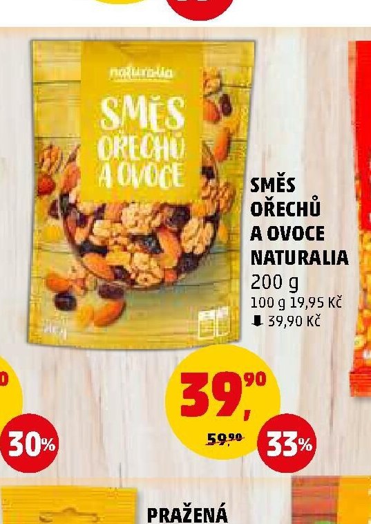 SMĚS OŘECHŮ A OVOCE NATURALIA