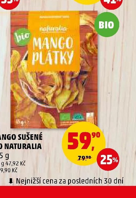 MANGO SUŠENÉ BIO NATURALIA