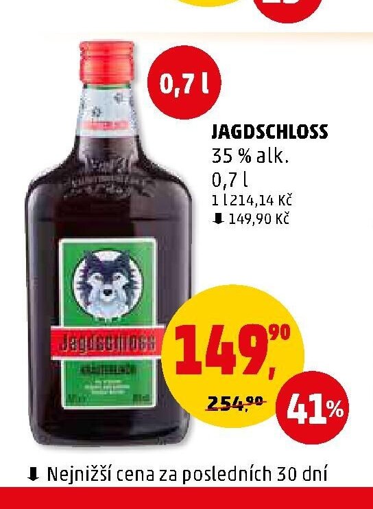 JAGDSCHLOSS 35 % alk. 0,7 l