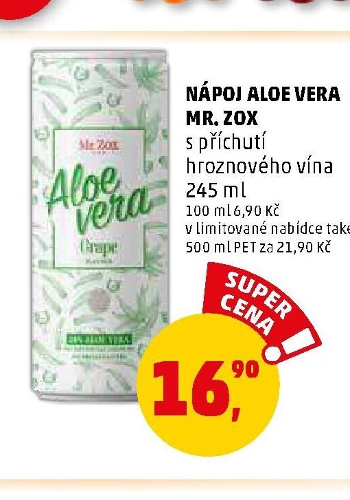 NÁPOJ ALOE VERA MR. ZOX