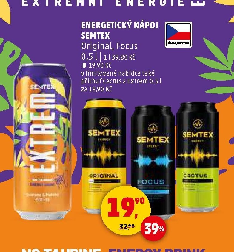Energetický nápoj Semtex
