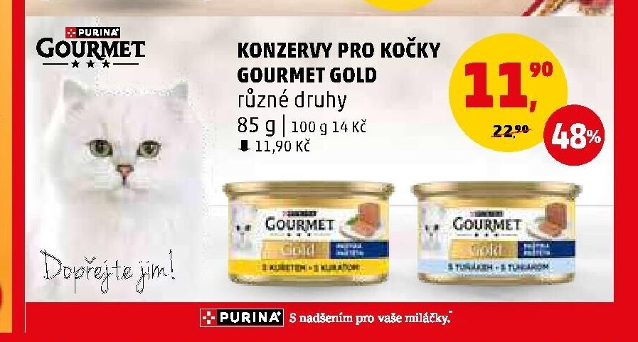 KONZERVY PRO KOČKY GOURMET GOLD