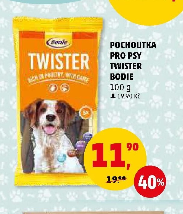 POCHOUTKA PRO PSY TWISTER BODIE 100 g