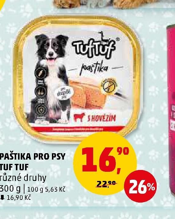 PAŠTIKA PRO PSY TUF TUF 300 g