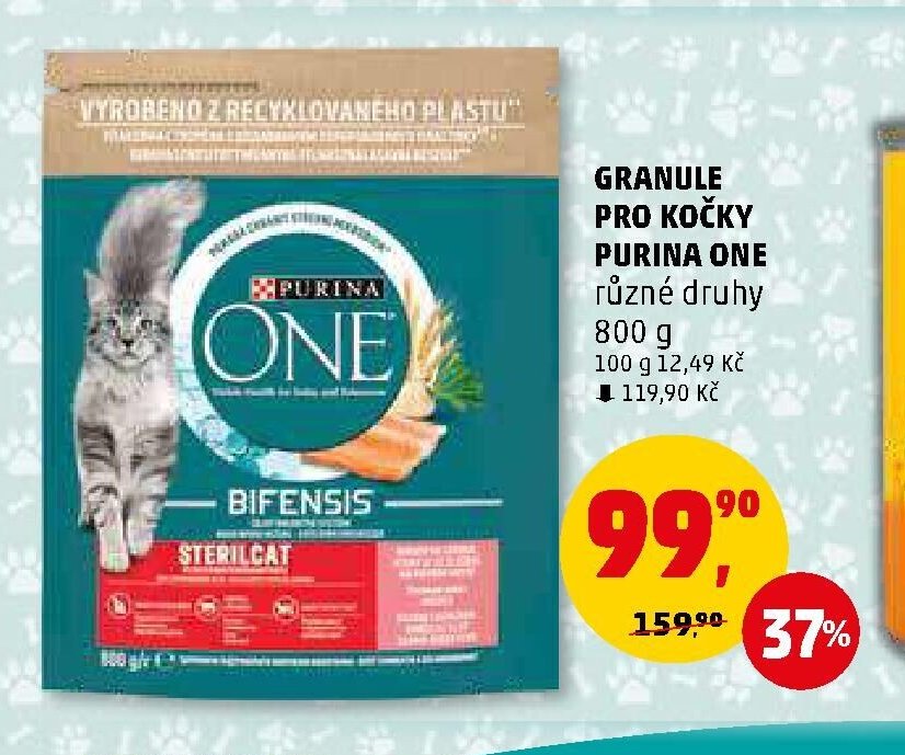 GRANULE PRO KOČKY PURINA ONE 800 g