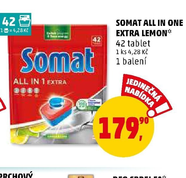 SOMAT ALL IN ONE EXTRA LEMON