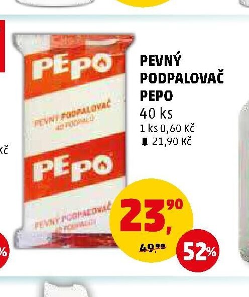 PEVNÝ PODPALOVAČ PEPO