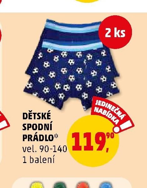 Dětské spodní prádlo