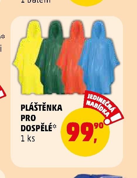 Pláštěnka pro dospělé