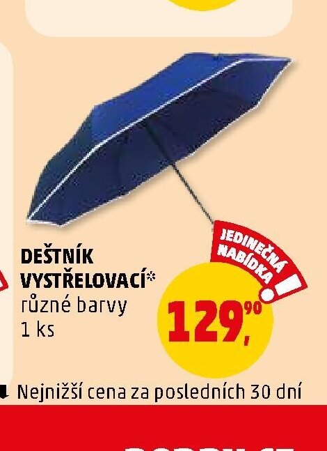 Deštník vystřelovací