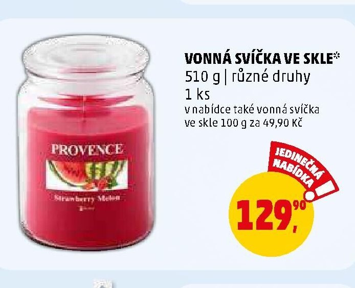 VONNÁ SVÍČKA VE SKLE*