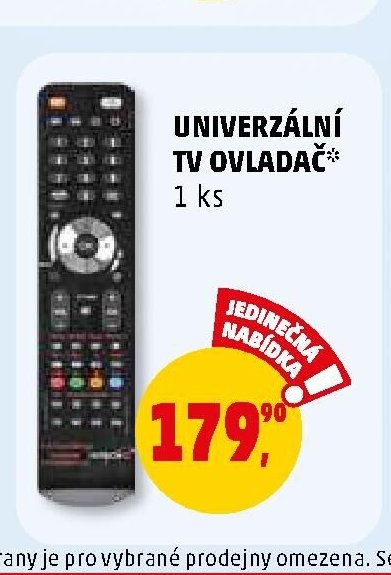 UNIVERZÁLNÍ TV OVLADAČ*