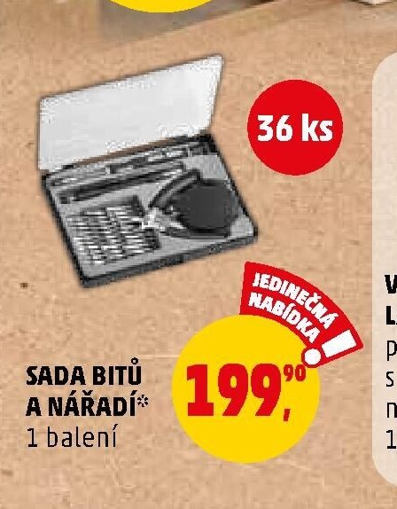 SADA BITŮ A NÁŘADÍ