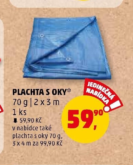 PLACHTA S OKY