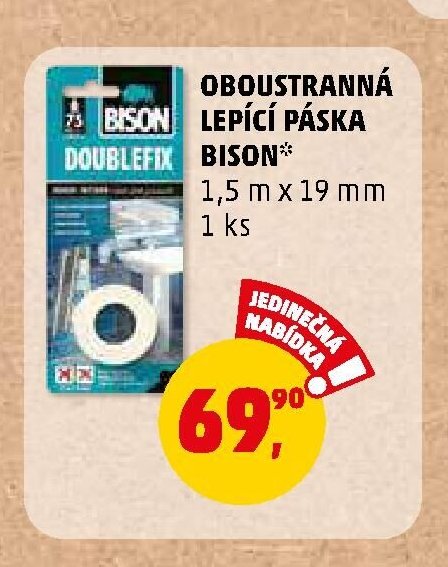 OBOUSTRANNÁ LEPÍCÍ PÁSKA BISON