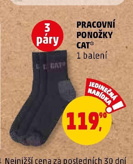 PRACOVNÍ PONOŽKY CAT