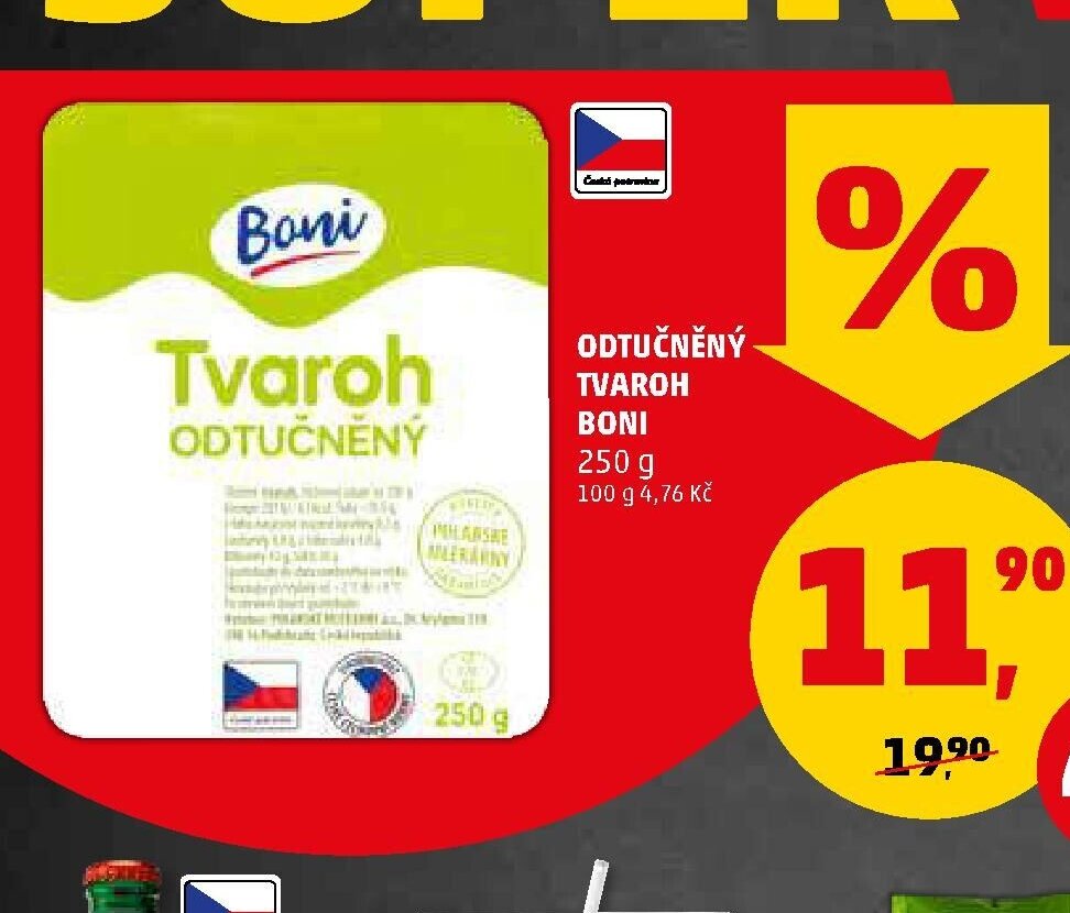 ODTUČNĚNÝ TVAROH BONI