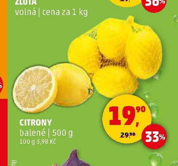 CITRONY balené
