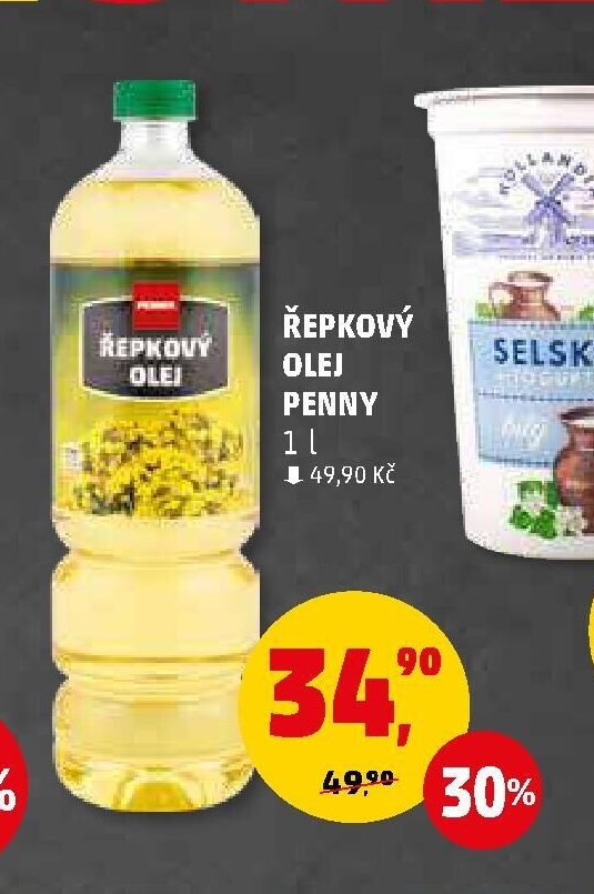 Řepkový olej Penny 1 l