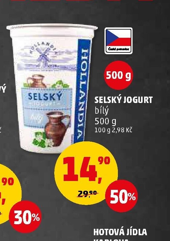 Selský jogurt bílý 500 g