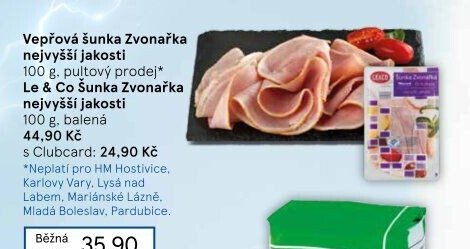 Vepřová šunka Zvonařka