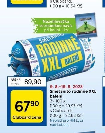 Smetanito rodinné XXL balení