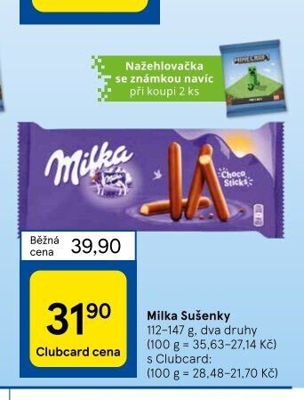 Milka Sušenky
