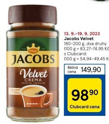 Instantní káva Jacobs Velvet