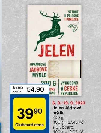 Mýdlo na praní Jelen