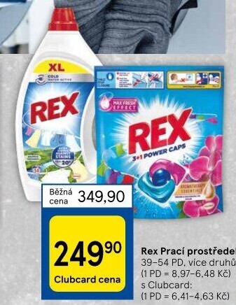 Prací prostředky Rex