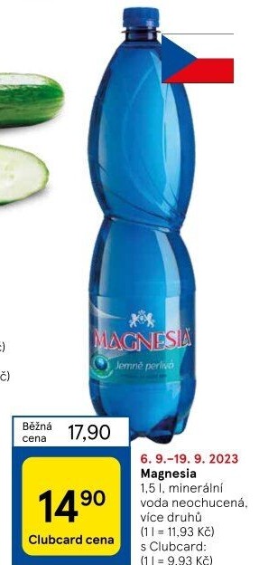 Přírodní voda Magnesia