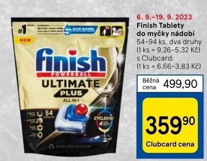 Tablety do myčky Finish