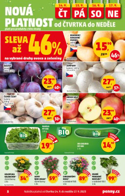 akční leták Penny Market 14.9.2023-20.9.2023