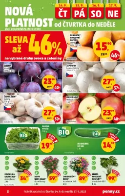 akční leták Penny Market 14.9.2023-20.9.2023