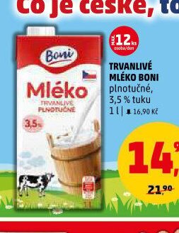TRVANLIVÉ MLÉKO BONI