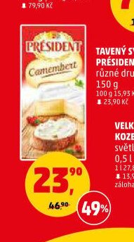 TAVENÝ SÝR PRÉSIDENT
