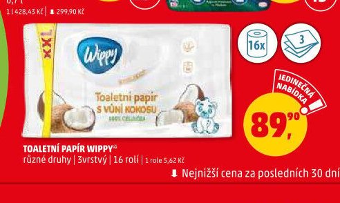 TOALETNÍ PAPÍR WIPPY