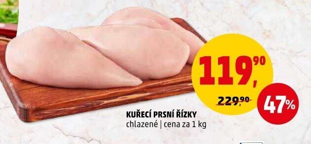 KUŘECÍ PRSNÍ ŘÍZKY